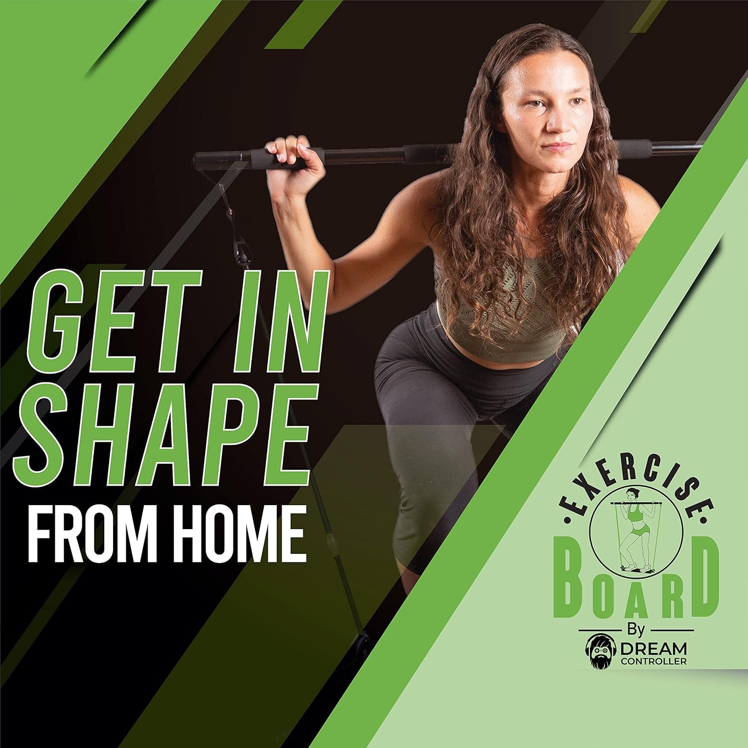 Portable Exercise Equipment for Home Workouts with Best Workout Accessories for Exercise & Fitness Home Gyms- Board,Bar,Resistance Bands Full Body Workout Machine & More at Home Gym Equipment Machines